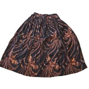 Evan-Picone Brown and Black Skirt Womens Size 8